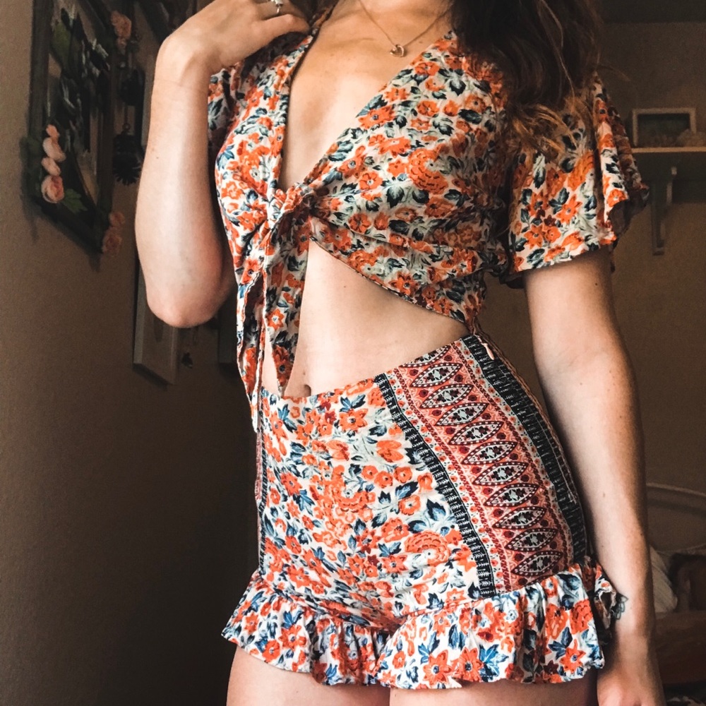 Free People Surf Date Romper